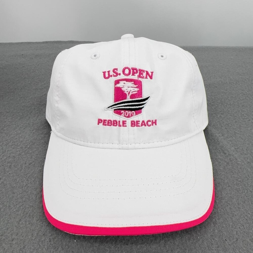 2019 US Open Pebble Beach Kate Lord Ladies Golf Hat White Pink UPF 50 New